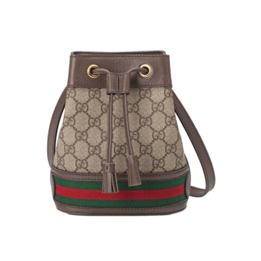 GUCCI 구찌 베이지 미니 GG 오피디아 버킷백