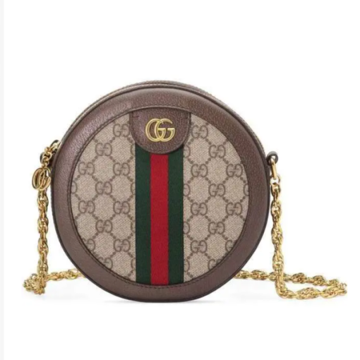 GUCCI 구찌 오피디아 미니 GG 라운드 숄더백 550618 96I3B 8745 여성