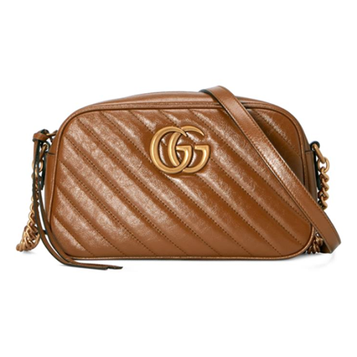 구찌 GG 마몽 마틀라세 스몰 숄더백 크로스백 브라운 GUCCI 447632 0OLFT 2535 여성