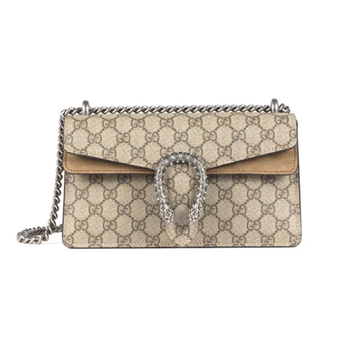GUCCI 구찌 수프림 디오니소스 스몰 숄더백 체인 숄더백 체인 크로스백 베이지 499623 92TJN 8660 여성