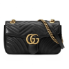 GUCCI 구찌 마몽 마틀라세 체인 숄더백 스몰 체인크로스백 블랙 443497 DTDIT 1000 여성