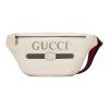 GUCCI 구찌 스트라이프 웨빙 가죽 체스트 백 웨이스트 백 라지 남성 화이트