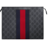 GUCCI 구찌 GG 수프림 웹(Web) 파우치 캔버스 파우치 남성 클러치 475316 KHN4C 1095 남성
